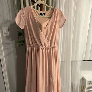 Pink Lulus Bridesmaid Dress